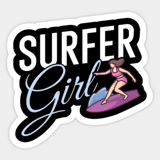 Surfer girl Sticker